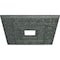 Ekena Millwork Eris Medallion (Canopies up to 9 7/8"), 18"W x 18"H x 3 1/2"ID x 1 1/8"P, Athenian Green Crackle CM18ERAGC - alternate 2